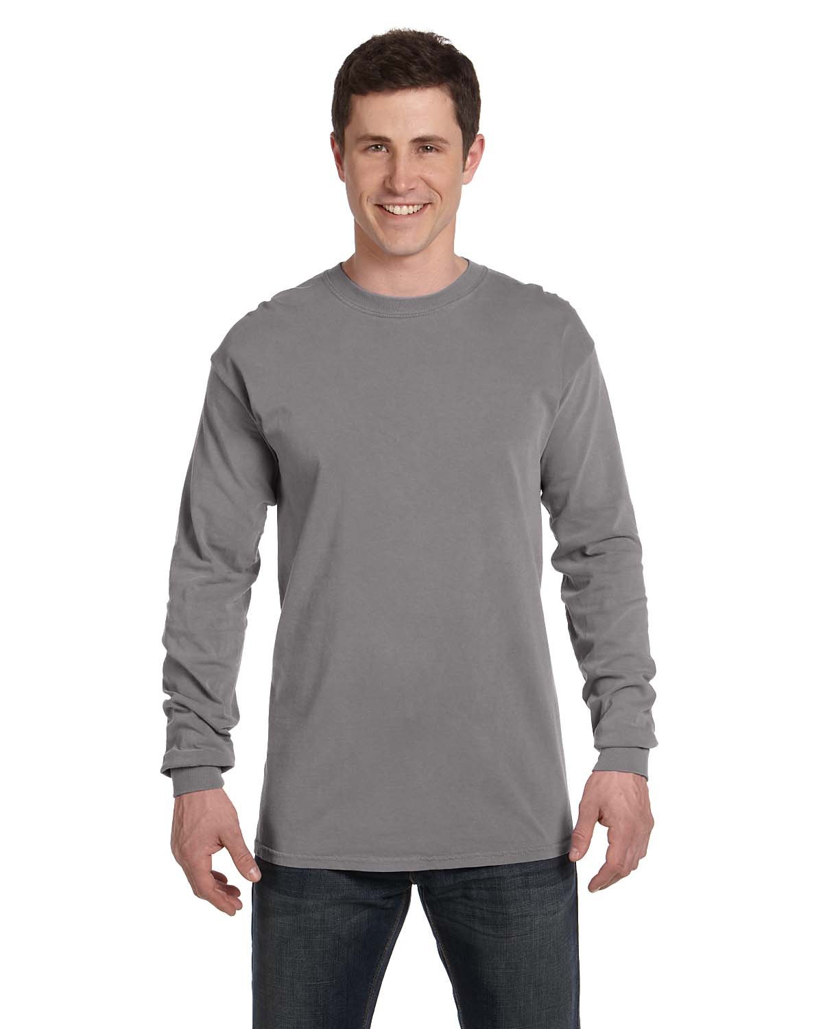 Comfort Colors Adult Heavyweight Long-Sleeve T-Shirt GREY 