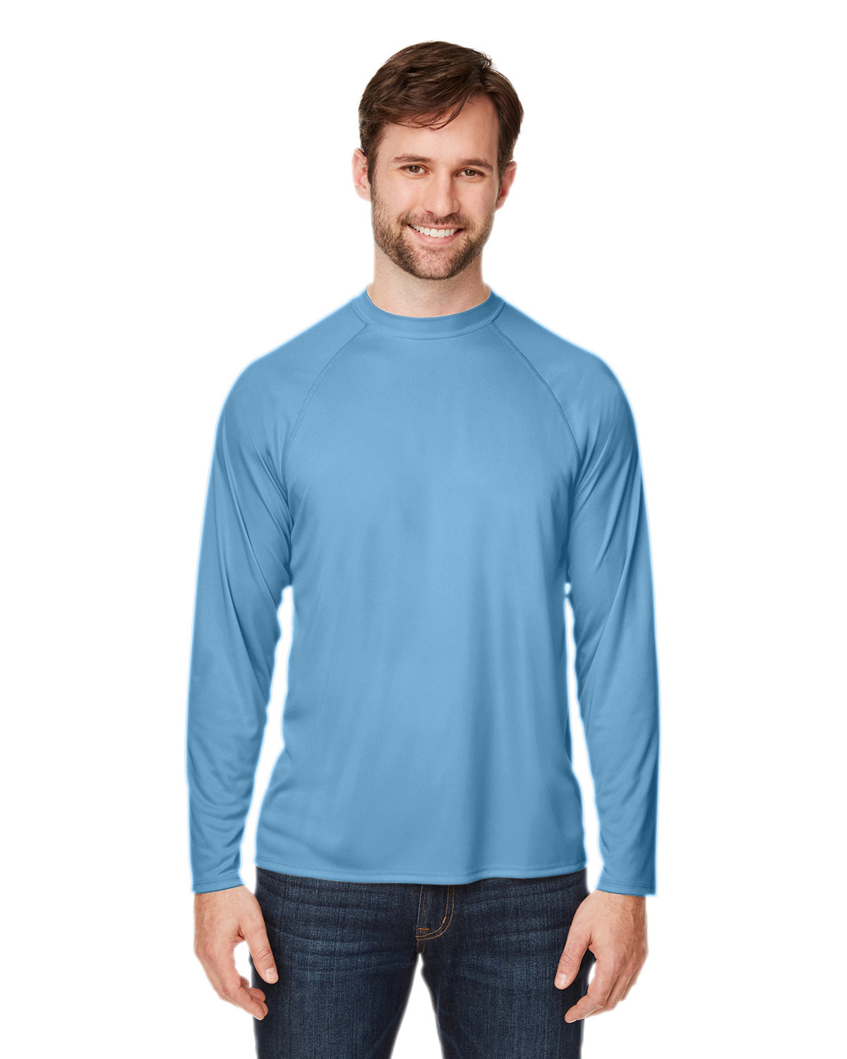 Core365 Unisex Ultra UVP™ Raglan T-Shirt COLUMBIA BLUE 