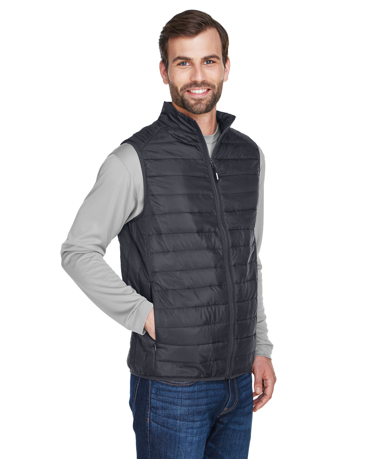 Core365 Men's Prevail Packable Puffer Vest | alphabroder Canada
