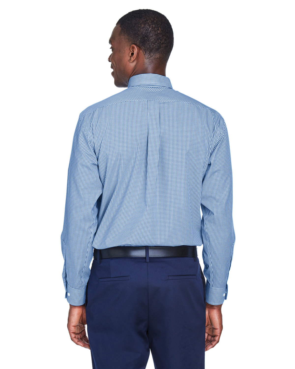 Devon & Jones Men's Crown Collection® Gingham Check Woven Shirt