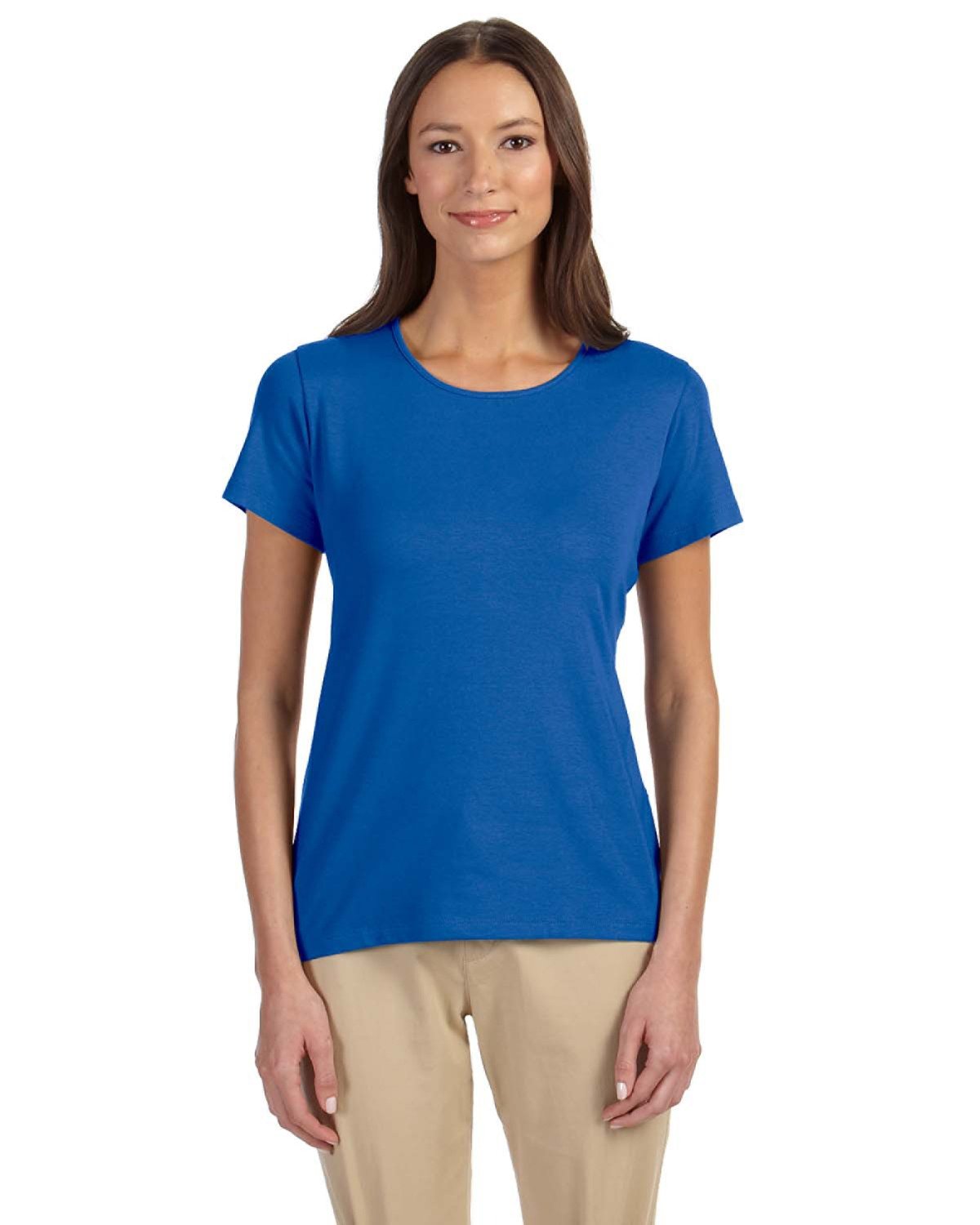 Devon & Jones Ladies' Perfect Fit™ Shell T-Shirt FRENCH BLUE 