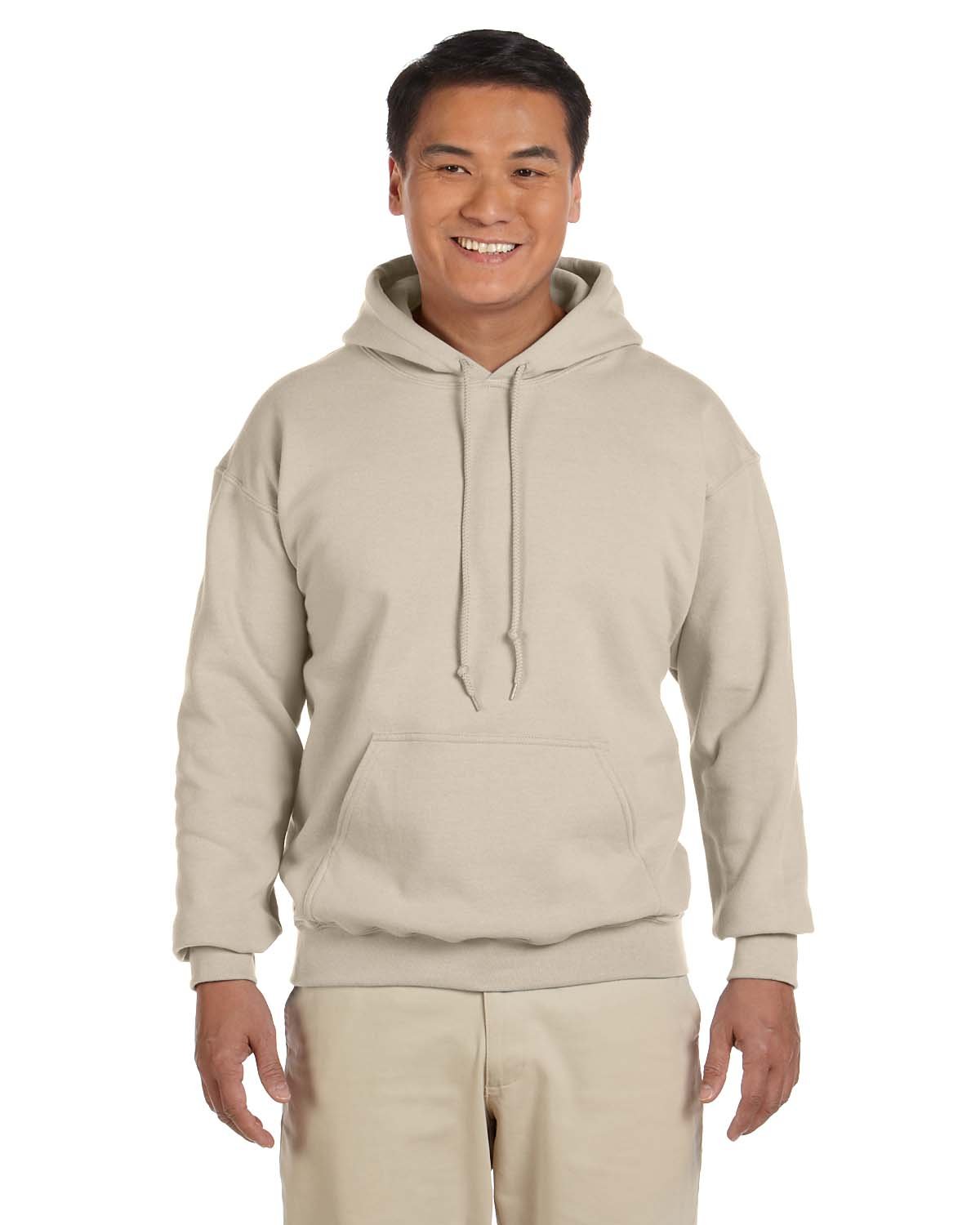 Gildan Adult Heavy Blend™ 8 oz., 50/50 Hooded Sweatshirt SAND 