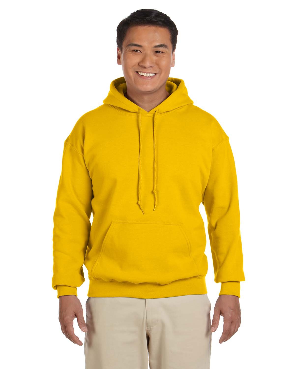 Gildan Adult Heavy Blend™ 8 oz., 50/50 Hooded Sweatshirt GOLD 