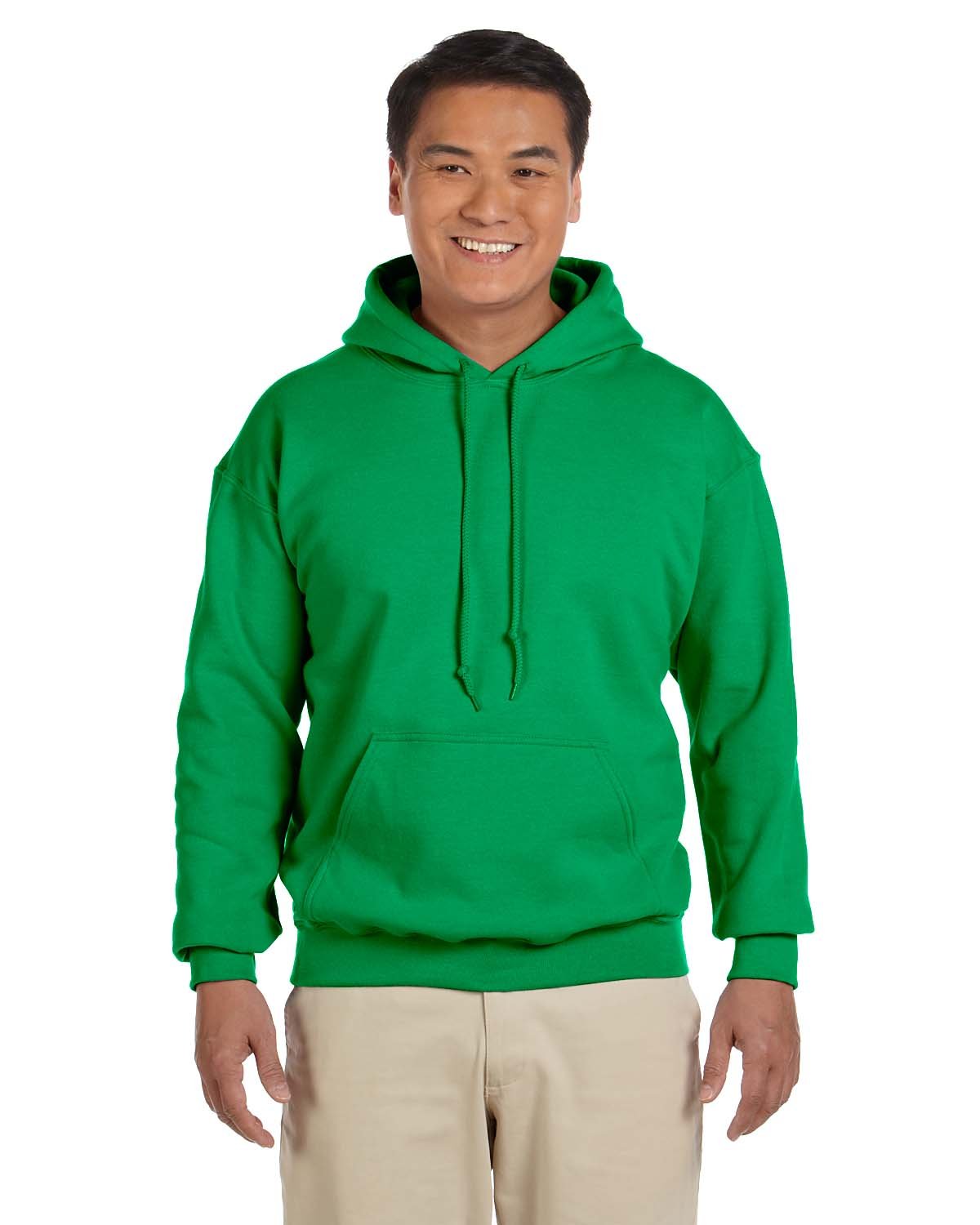 Gildan Adult Heavy Blend™ 8 oz., 50/50 Hooded Sweatshirt IRISH GREEN 