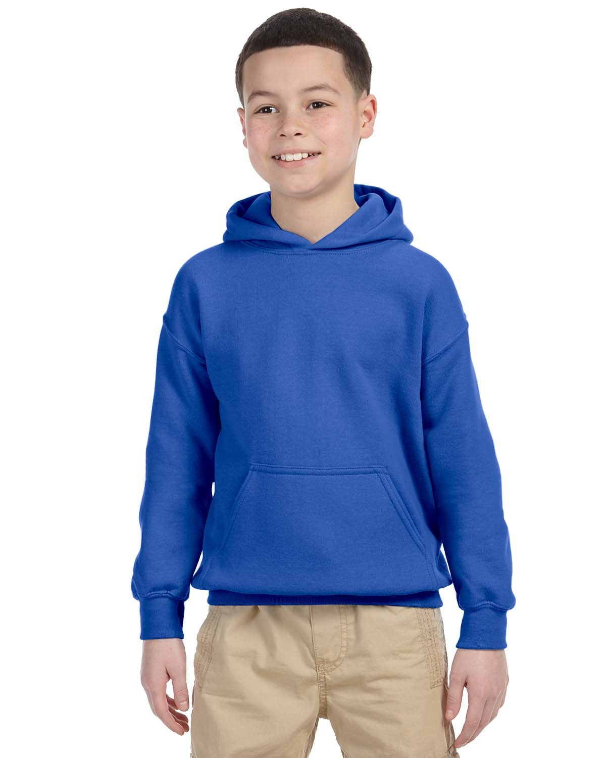 Gildan Youth Heavy Blend™ 50/50 Hooded Sweatshirt ROYAL 