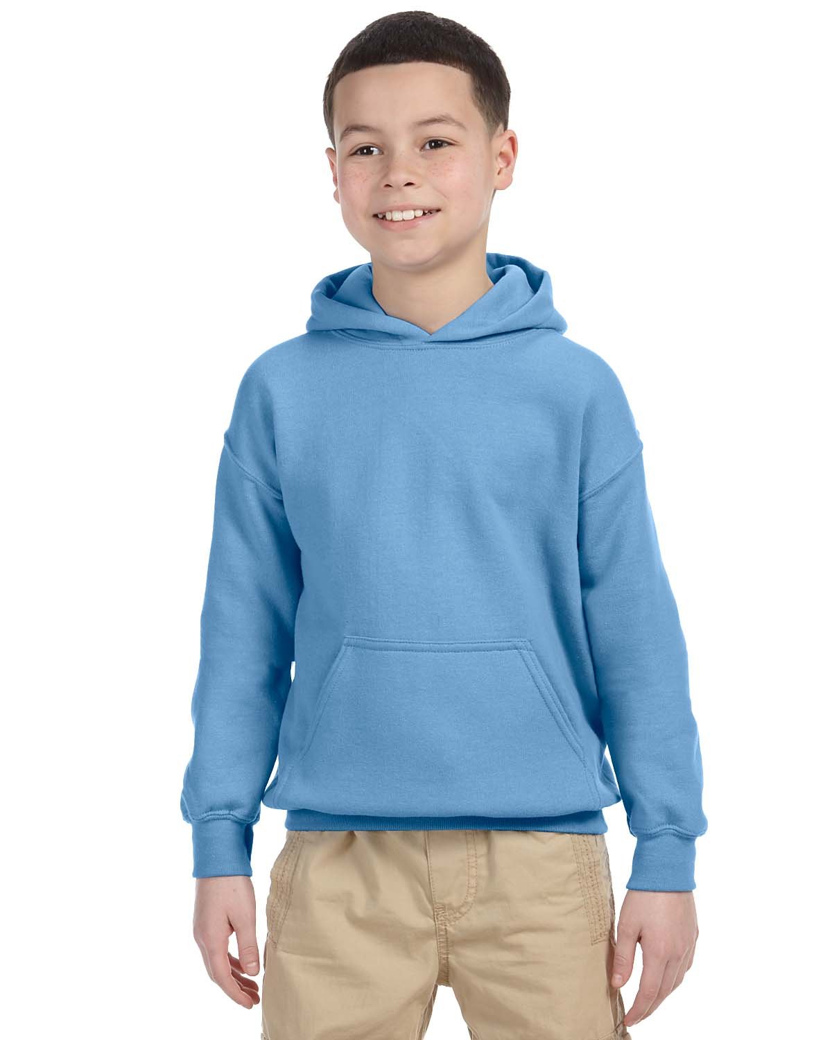 Gildan Youth Heavy Blend™ 50/50 Hooded Sweatshirt CAROLINA BLUE 