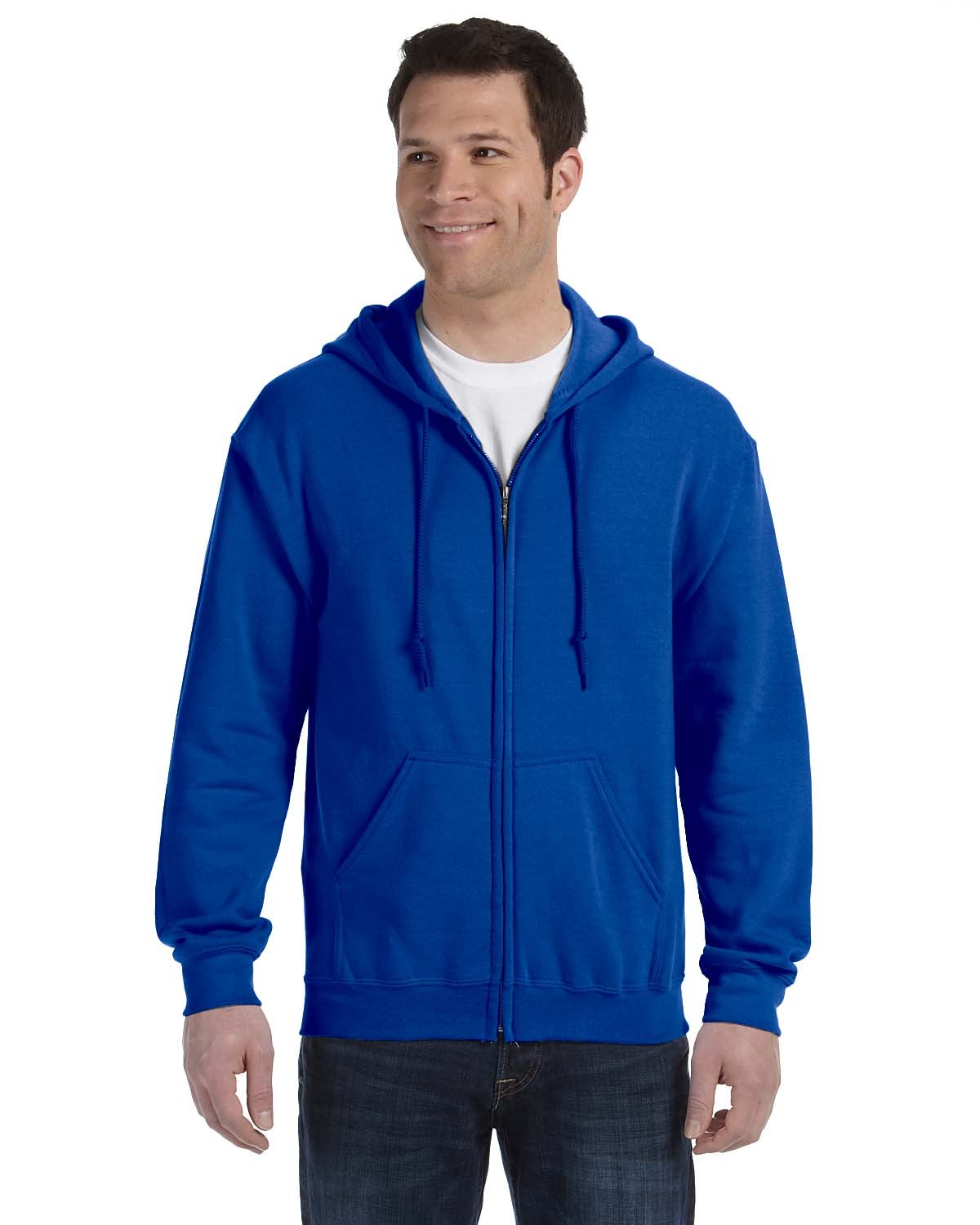 Gildan Adult Heavy Blend™ Full-Zip Hooded Sweatshirt | alphabroder 