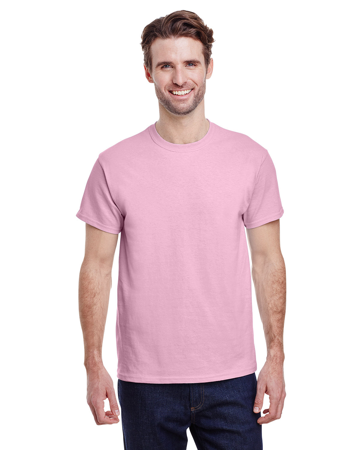 Gildan Adult Ultra Cotton® T-Shirt LIGHT PINK 