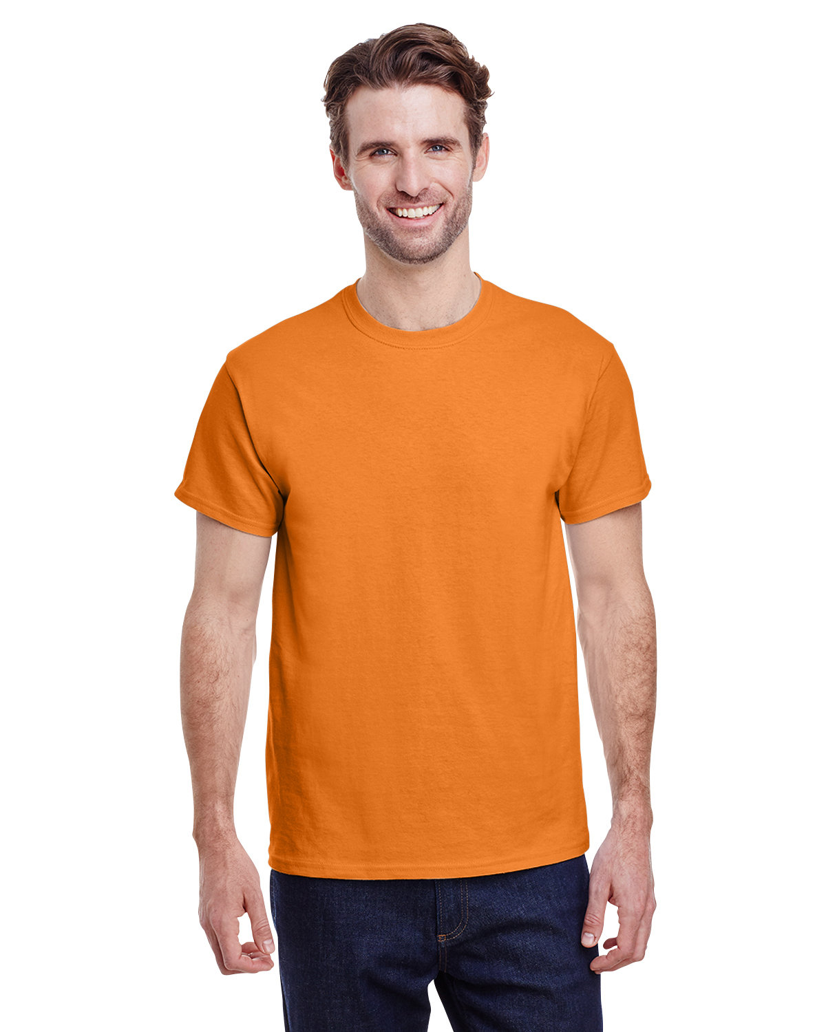Gildan Adult Ultra Cotton® T-Shirt TANGERINE 