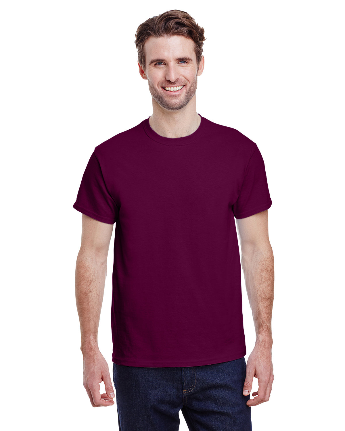 Gildan Adult Ultra Cotton® T-Shirt MAROON 