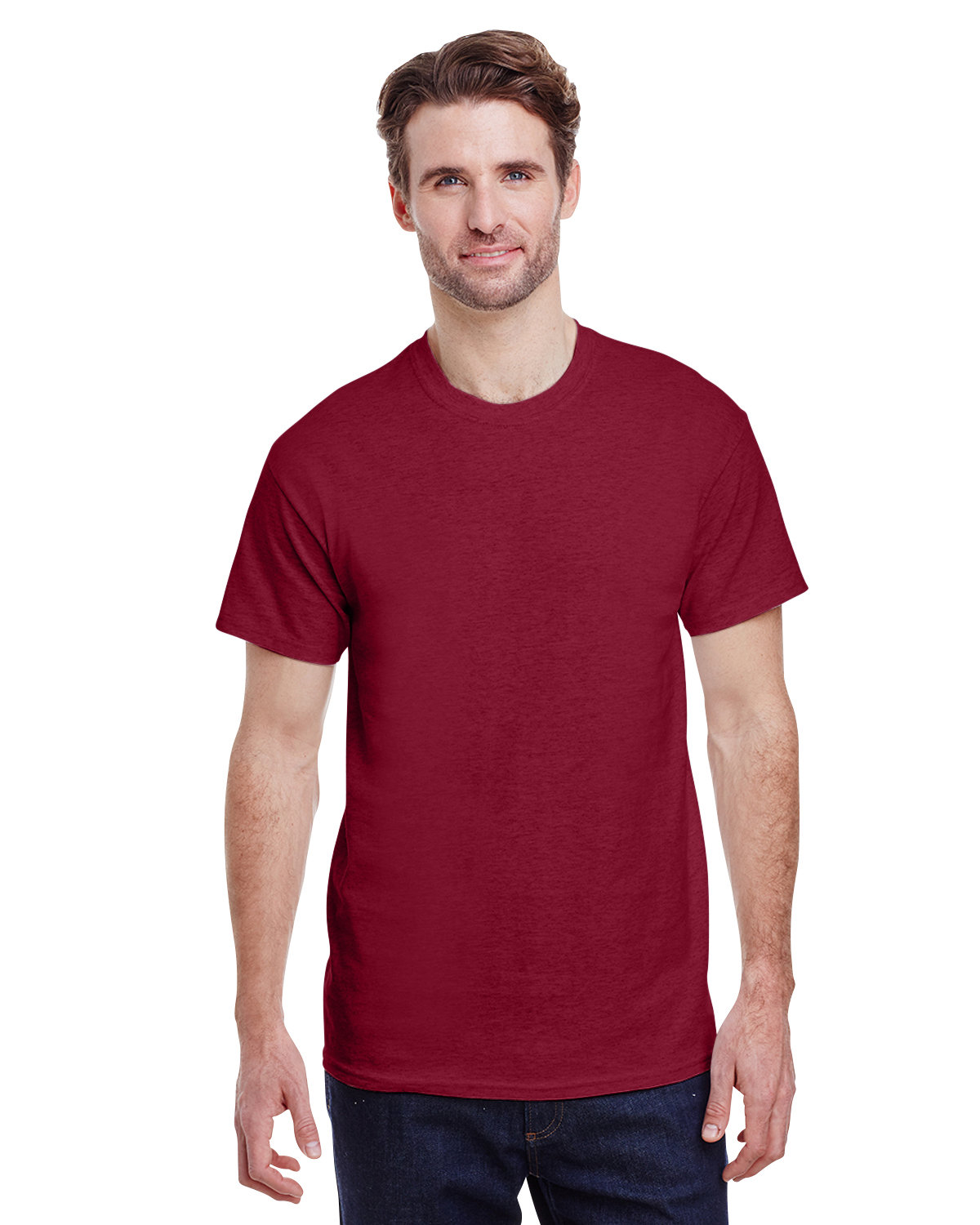 Gildan Adult Ultra Cotton® T-Shirt ANTIQ CHERRY RED 