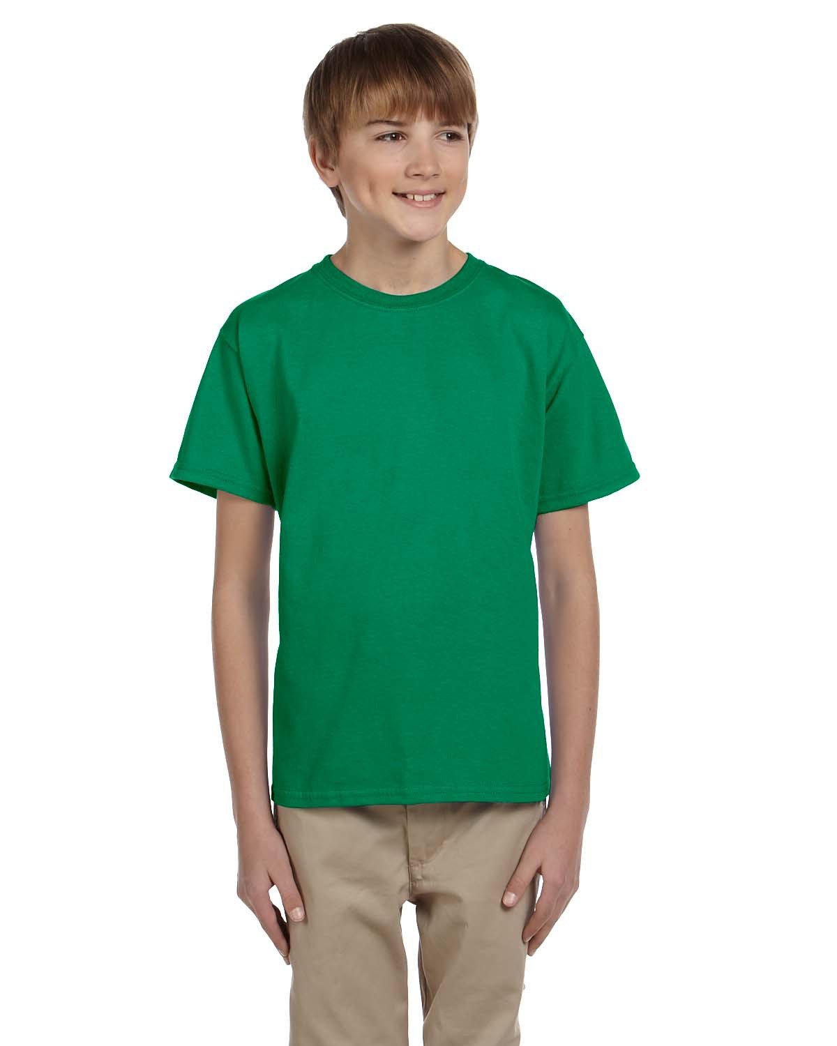 Gildan Youth Ultra Cotton® T-Shirt KELLY GREEN 