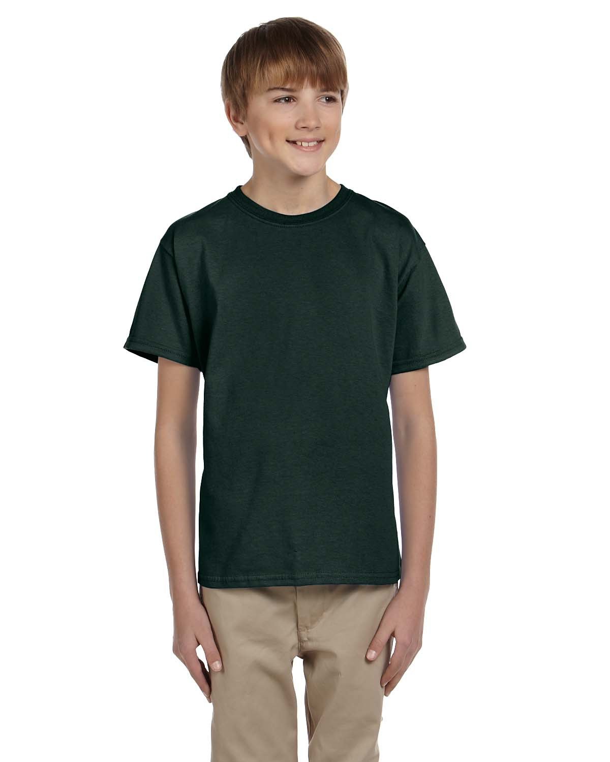 Gildan Youth Ultra Cotton® T-Shirt FOREST GREEN 