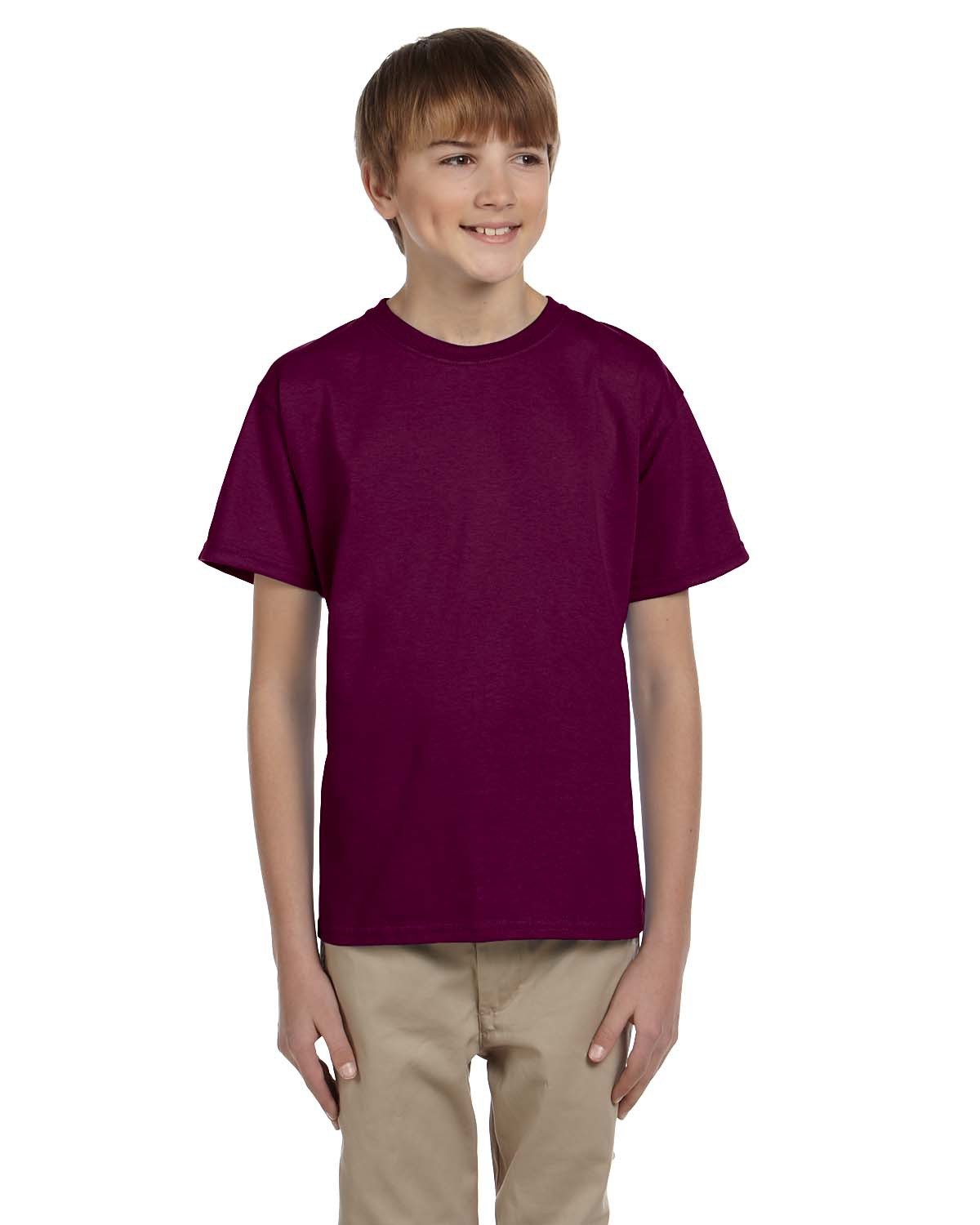 Gildan Youth Ultra Cotton® T-Shirt MAROON 
