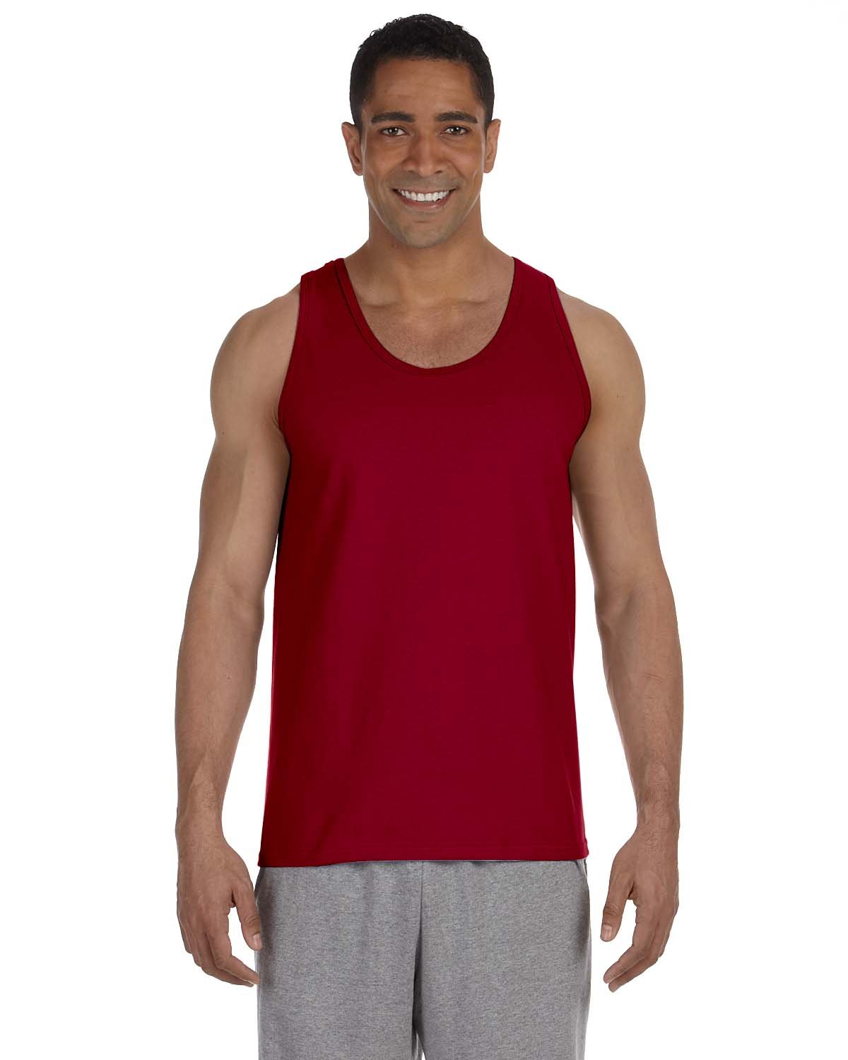 Gildan Adult Ultra Cotton® Tank CARDINAL RED 