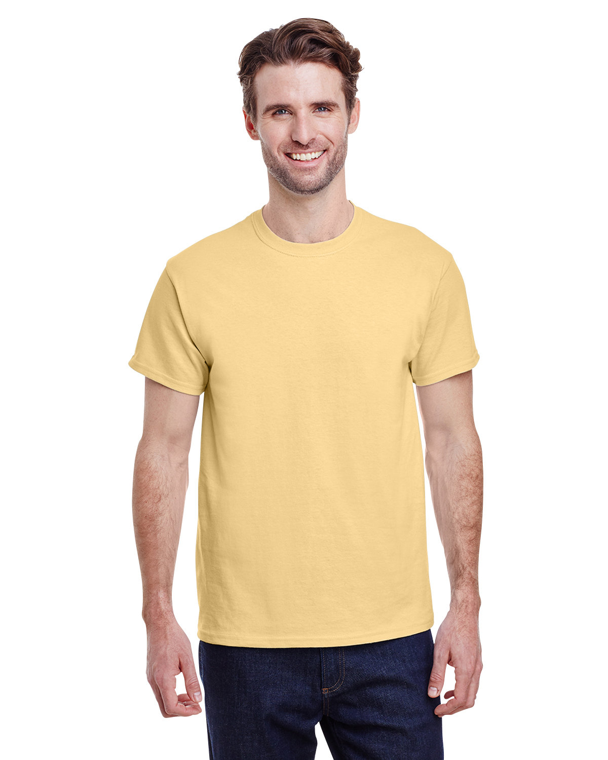 Gildan Adult Heavy Cotton™ T-Shirt YELLOW HAZE 