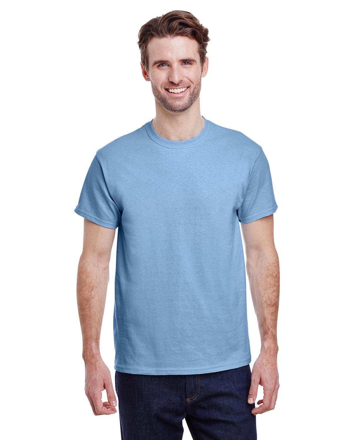Gildan Adult Heavy Cotton™ T-Shirt LIGHT BLUE 