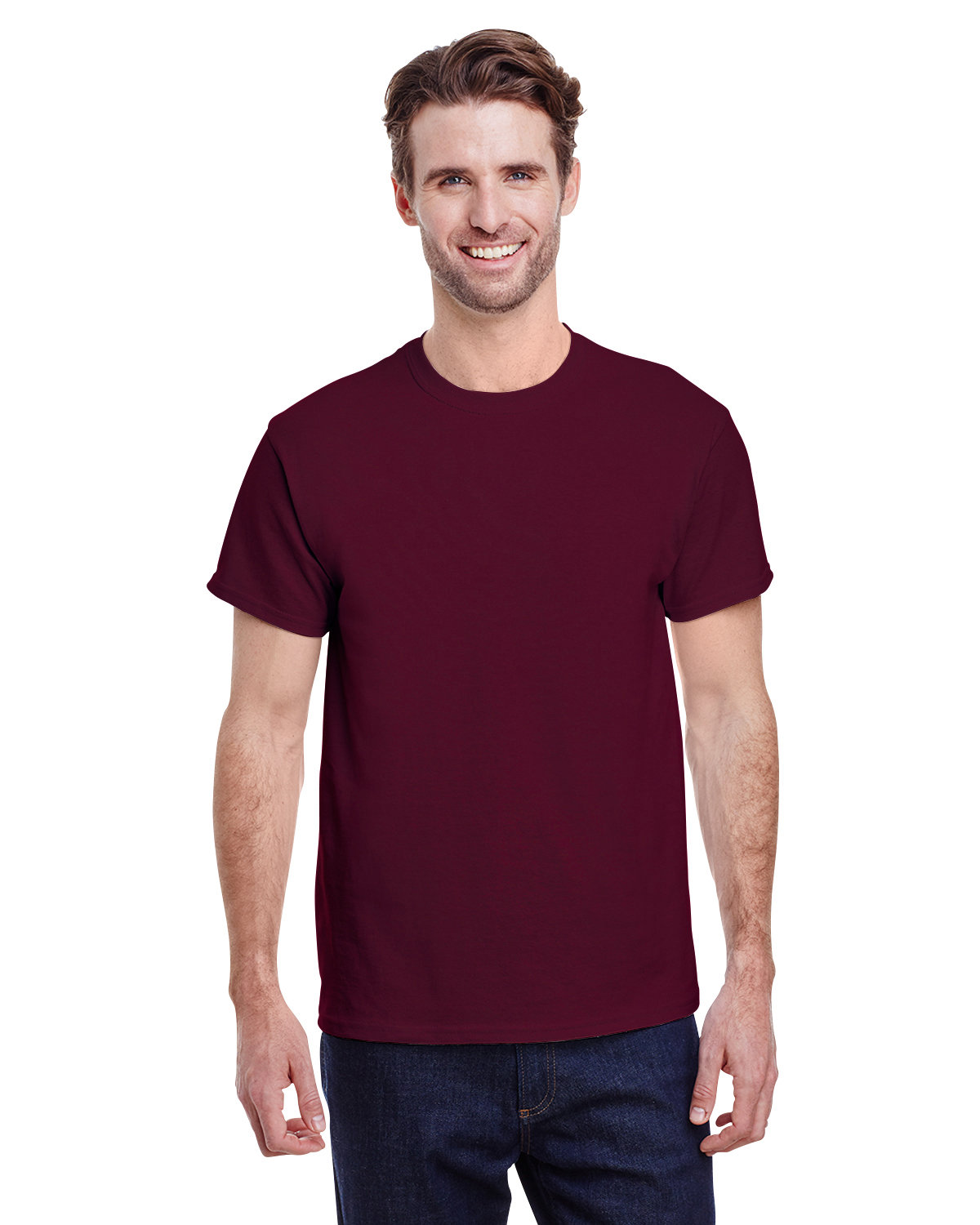 Gildan Adult Heavy Cotton™ T-Shirt MAROON 