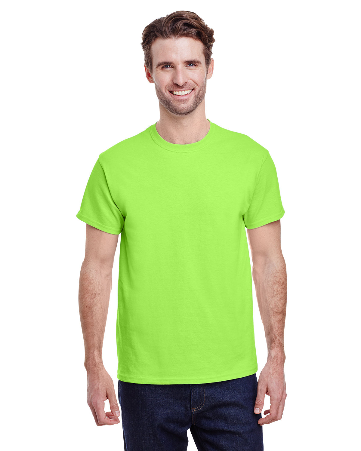 Gildan Adult Heavy Cotton™ T-Shirt NEON GREEN 