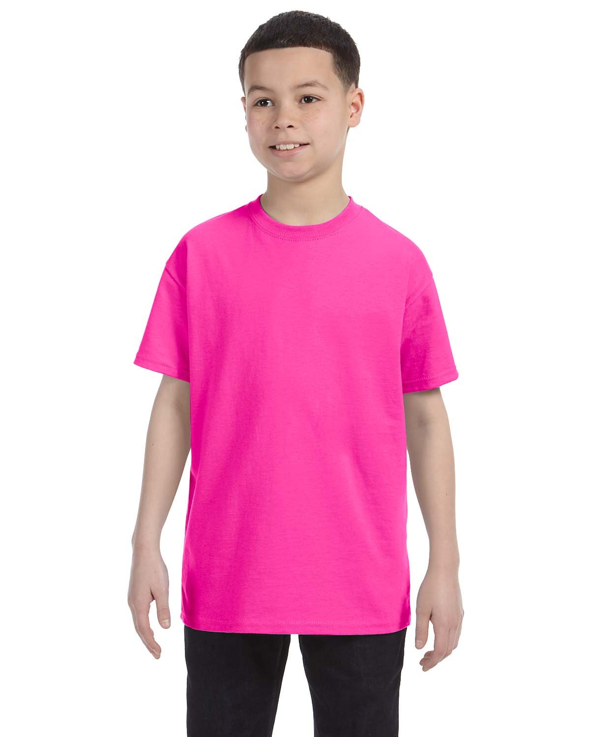 Gildan Youth Heavy Cotton™ T-Shirt AZALEA 