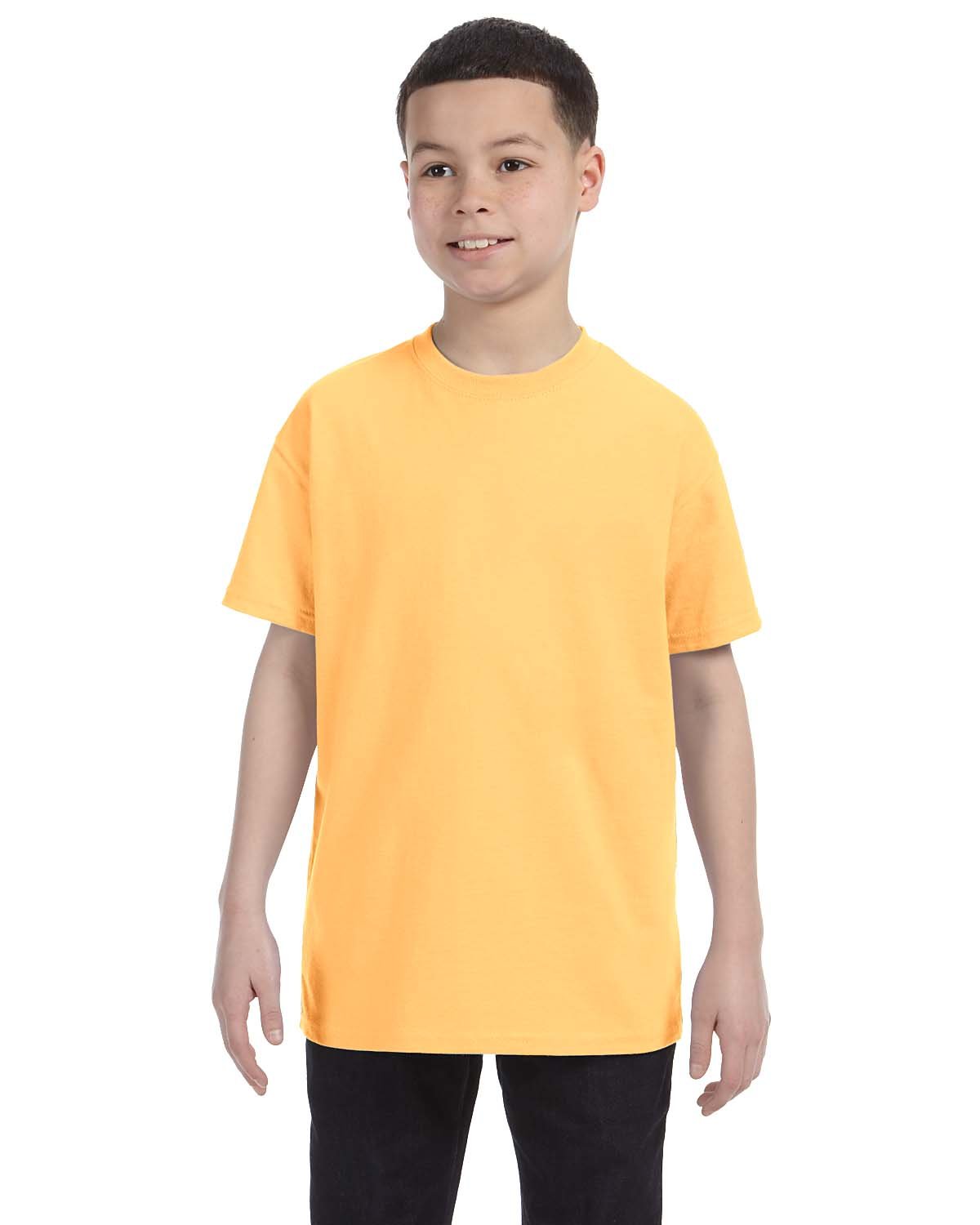 Gildan Youth Heavy Cotton™ T-Shirt YELLOW HAZE 