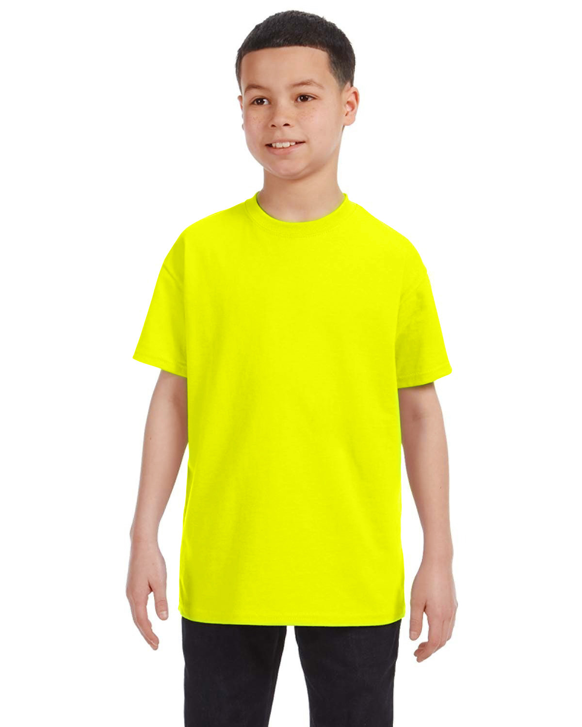 Gildan Youth Heavy Cotton™ T-Shirt SAFETY GREEN 
