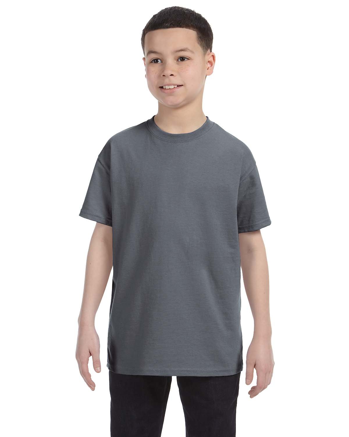 Gildan Youth Heavy Cotton™ T-Shirt CHARCOAL 
