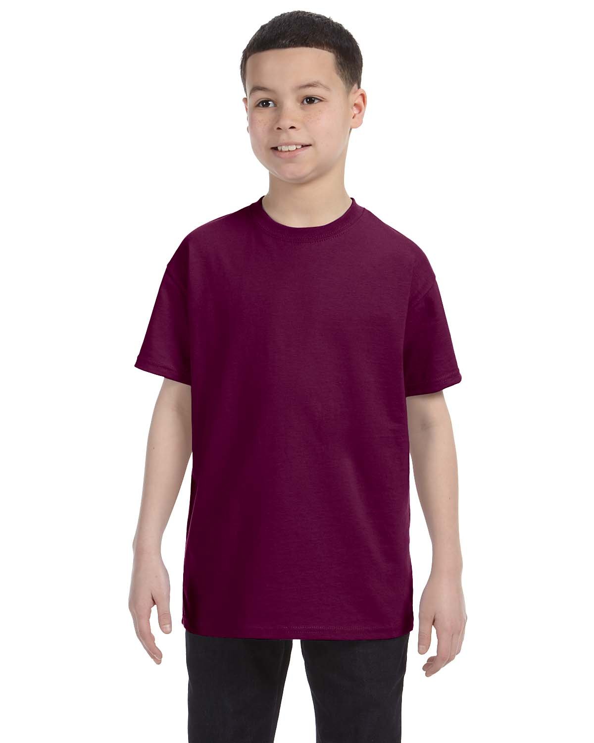 Gildan Youth Heavy Cotton™ T-Shirt MAROON 