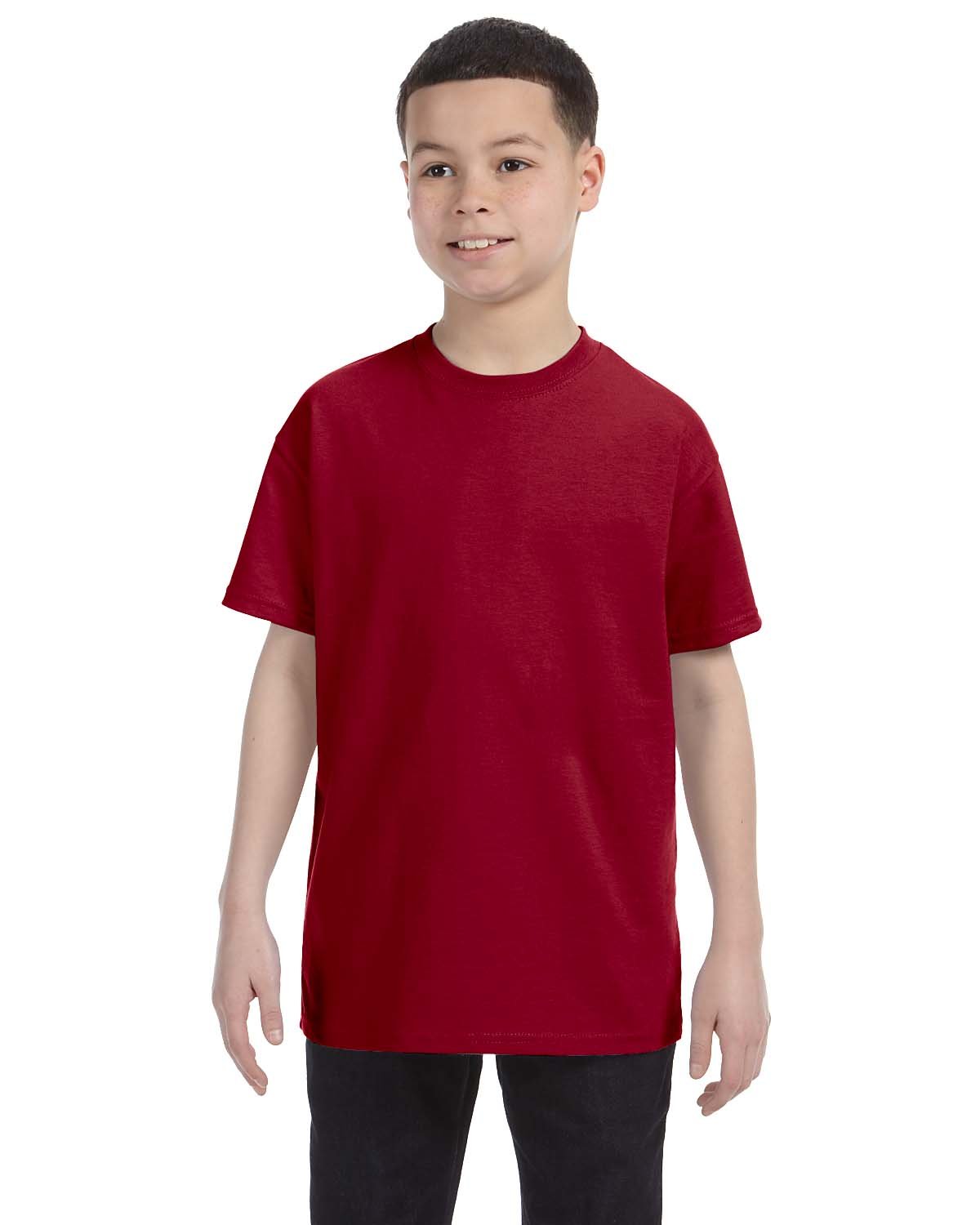 Gildan Youth Heavy Cotton™ T-Shirt CARDINAL RED 