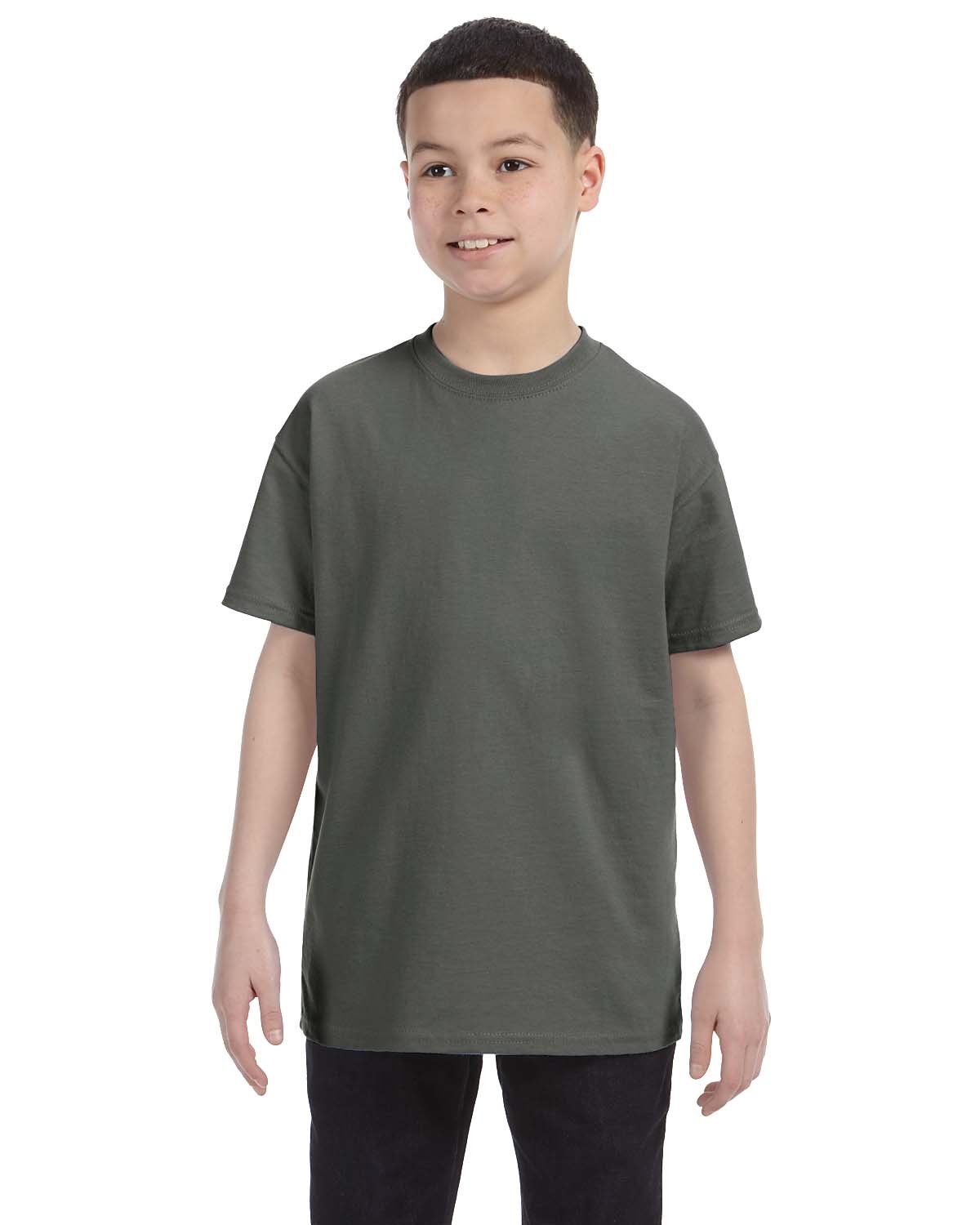 Gildan Youth Heavy Cotton™ T-Shirt MILITARY GREEN 