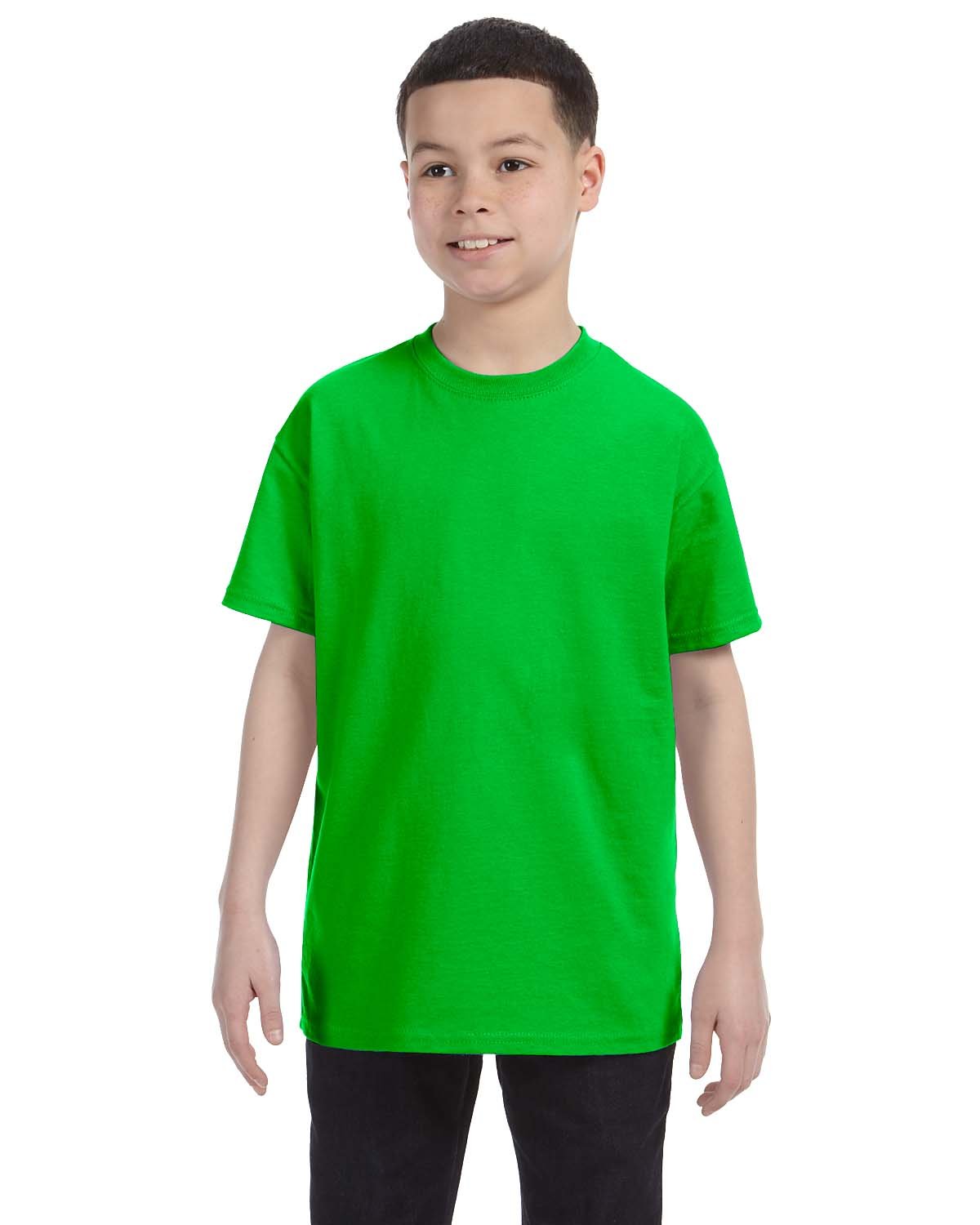 Gildan Youth Heavy Cotton™ T-Shirt ELECTRIC GREEN 