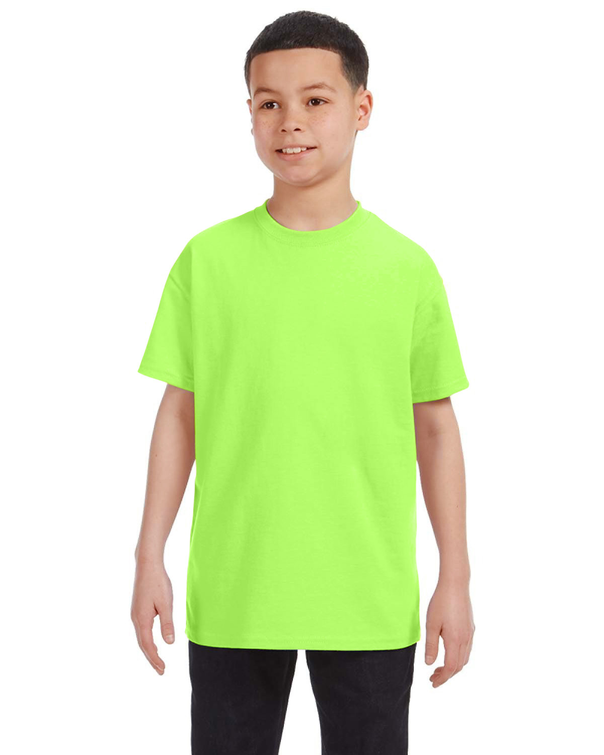 Gildan Youth Heavy Cotton™ T-Shirt NEON GREEN 