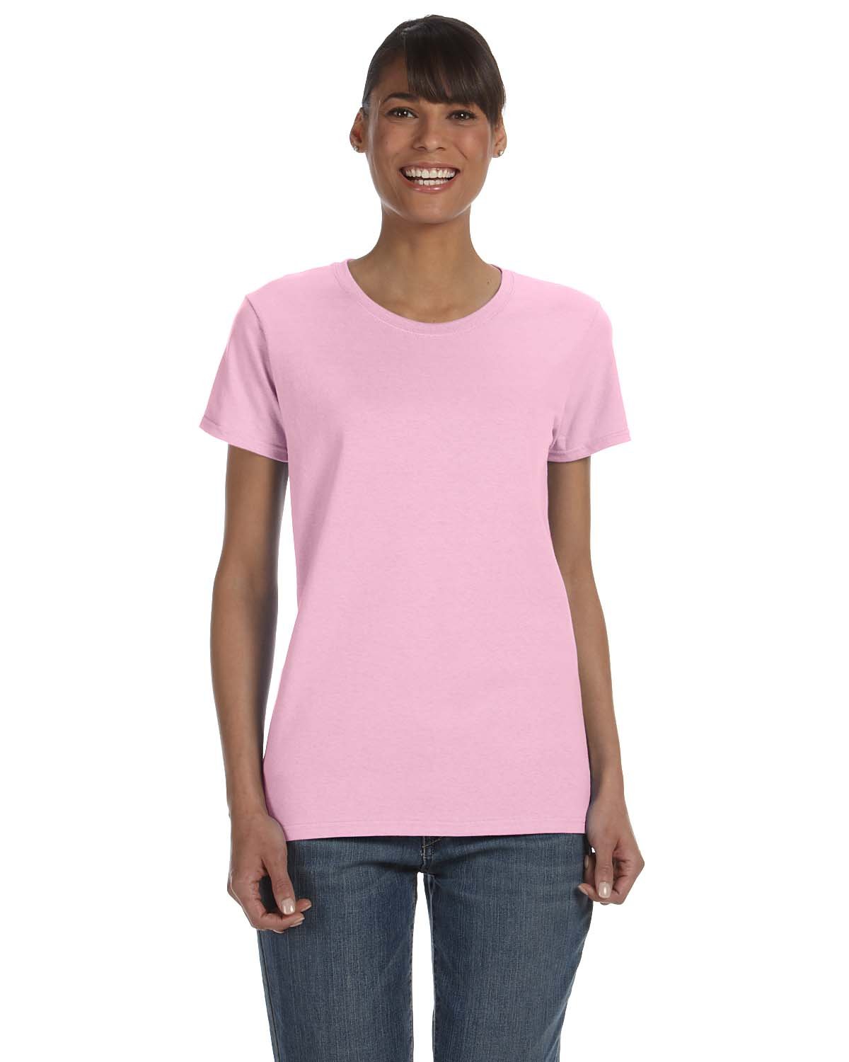 Gildan Ladies' Heavy Cotton™ T-Shirt LIGHT PINK 
