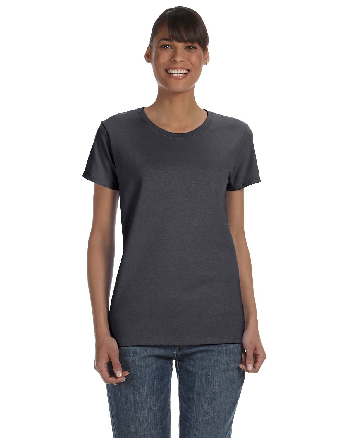 Gildan Ladies' Heavy Cotton™ T-Shirt CHARCOAL 