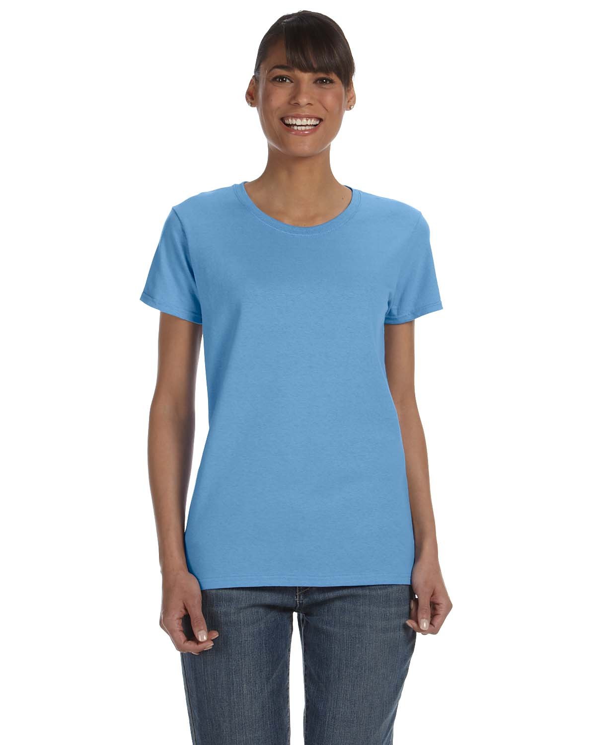 Gildan Ladies' Heavy Cotton™ T-Shirt CAROLINA BLUE 