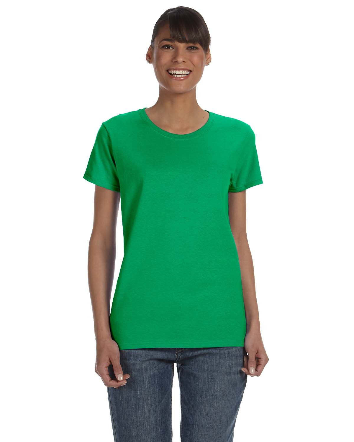 Gildan Ladies' Heavy Cotton™ T-Shirt IRISH GREEN 