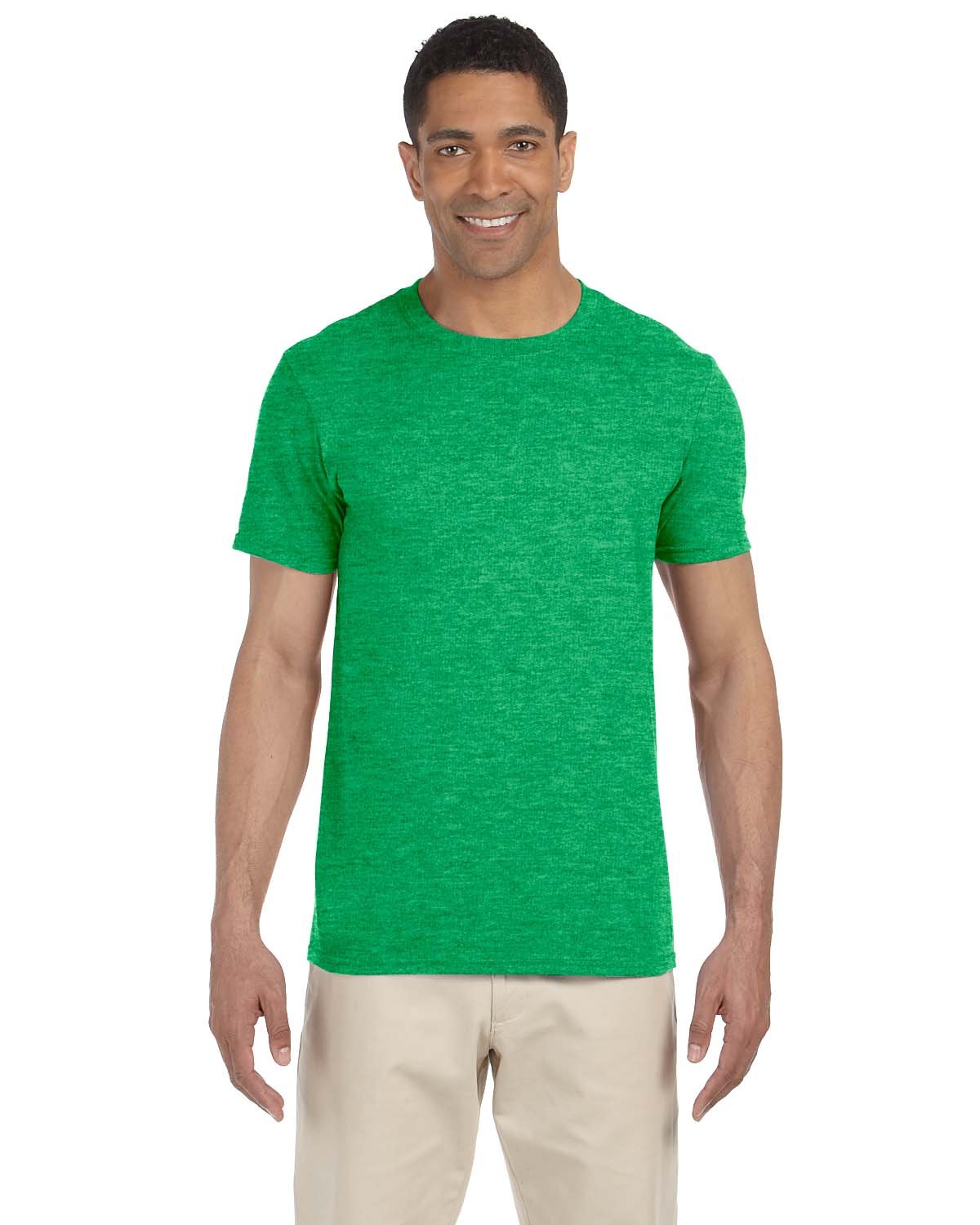 Gildan Adult Softstyle® T-Shirt HTHR IRISH GREEN 