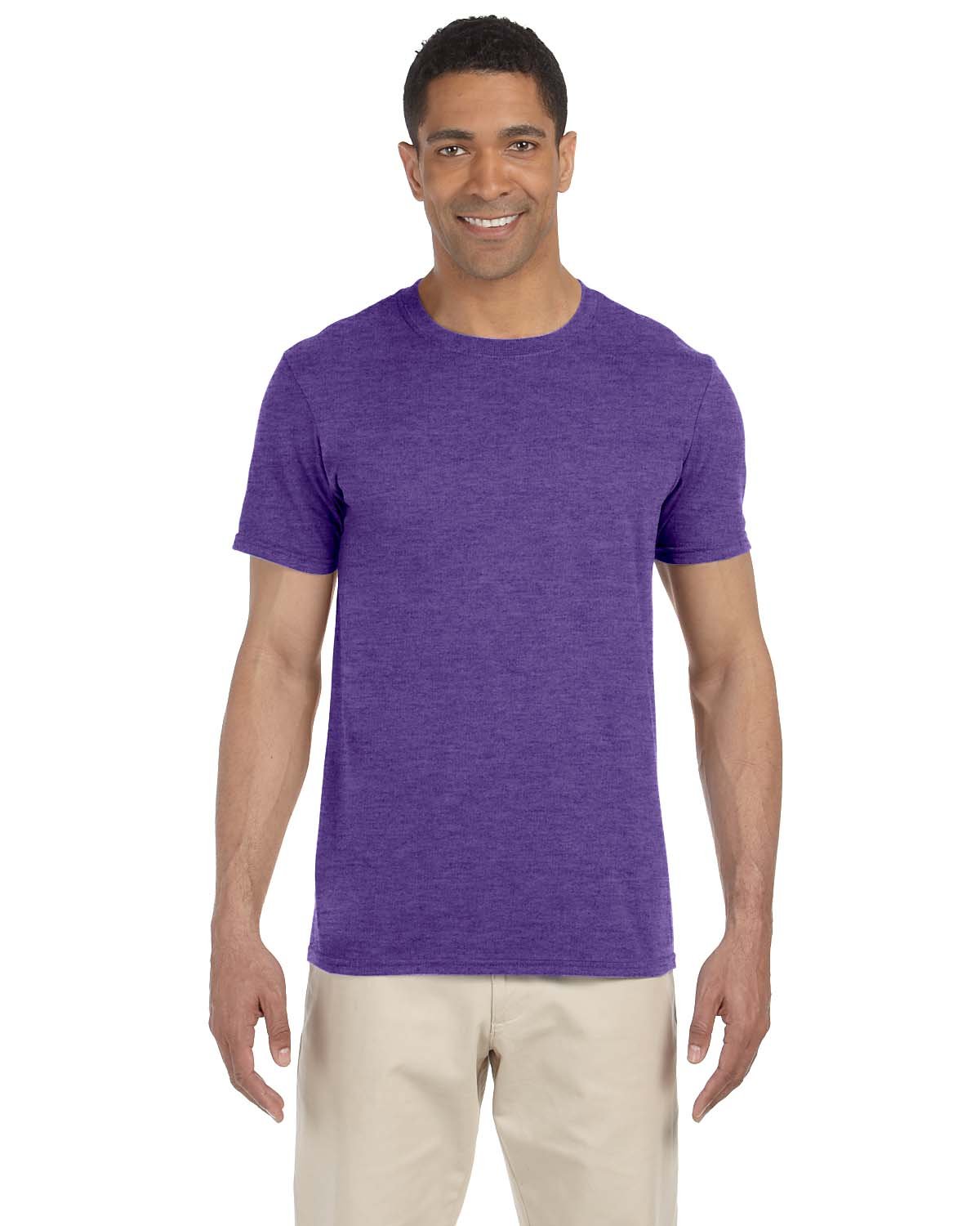 Gildan Adult Softstyle® T-Shirt HEATHER PURPLE 