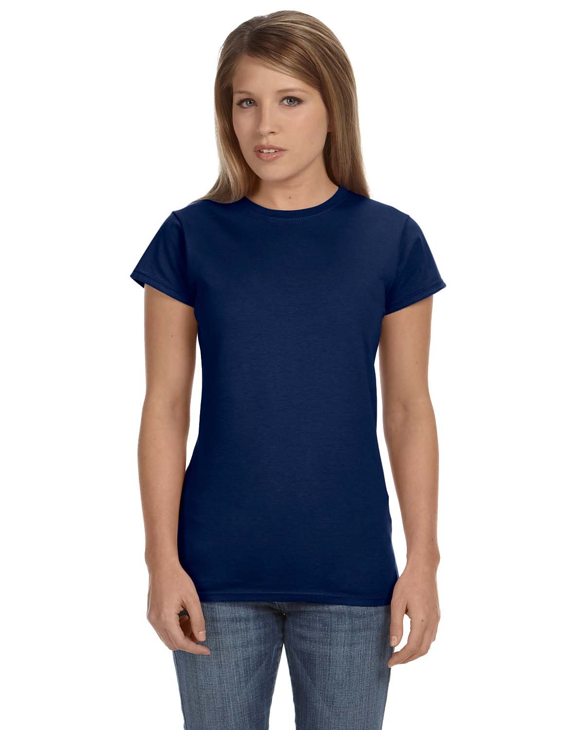 Gildan Ladies' Softstyle® Fitted T-Shirt NAVY 