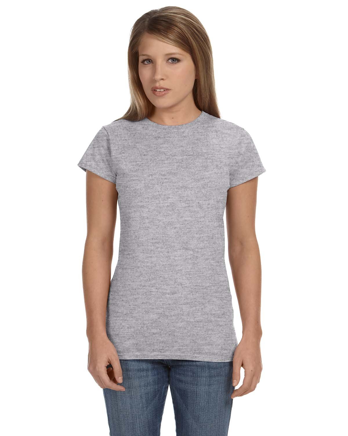 Gildan Ladies' Softstyle® Fitted T-Shirt RS SPORT GREY 