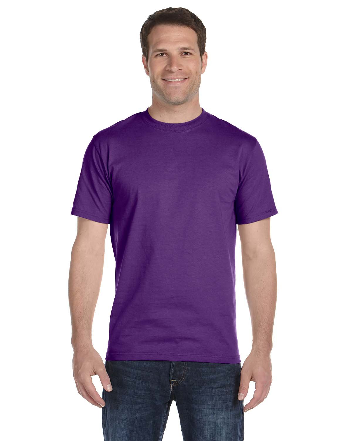 Gildan Adult 50/50 T-Shirt PURPLE 