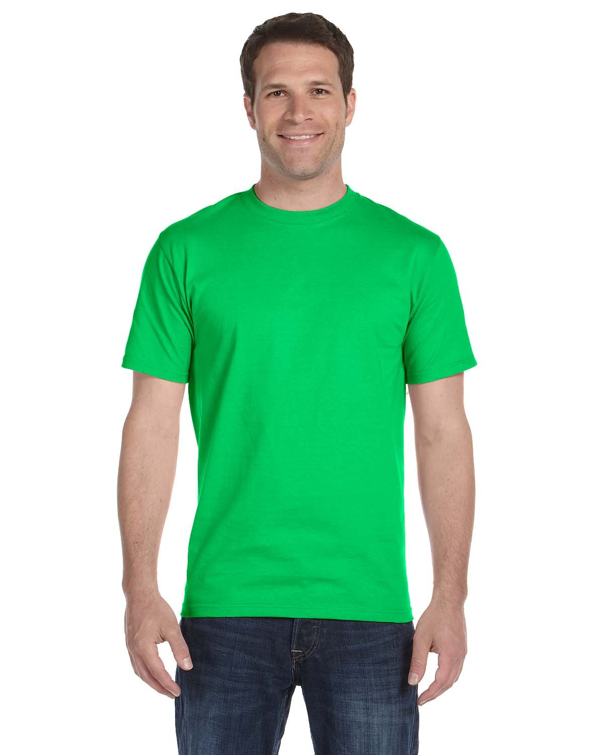 Gildan Adult 50/50 T-Shirt ELECTRIC GREEN 