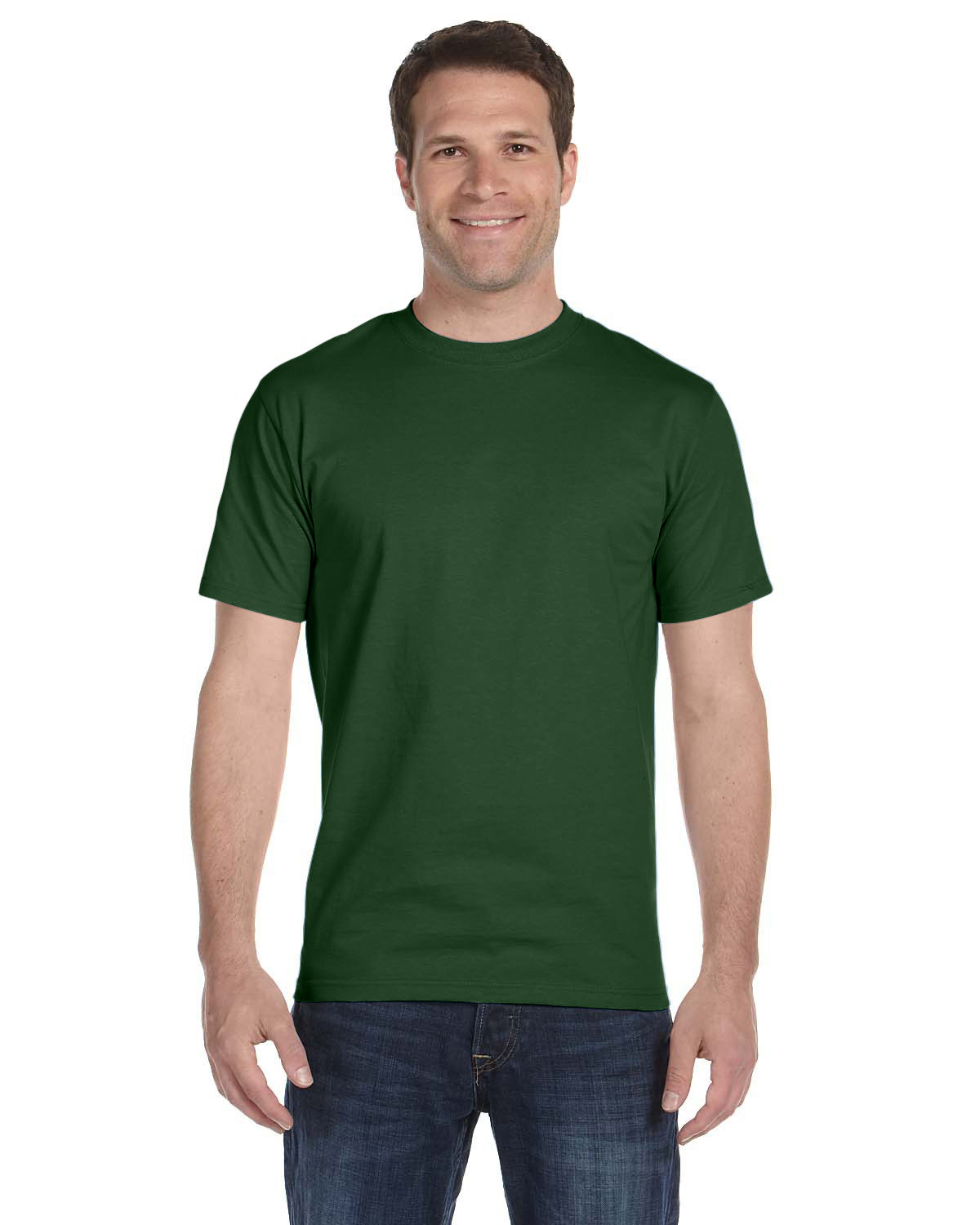Gildan Adult 50/50 T-Shirt SPORT DARK GREEN 