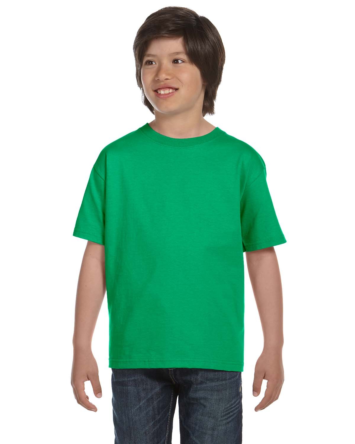 Gildan Youth 50/50 T-Shirt IRISH GREEN 