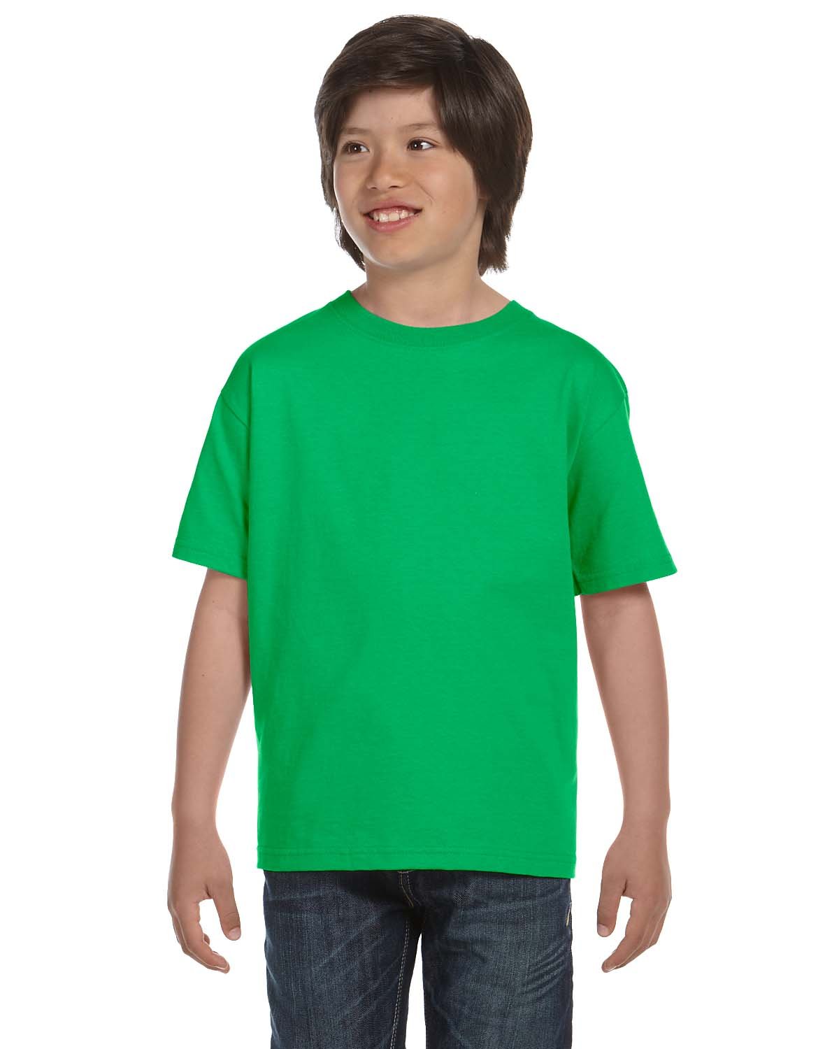 Gildan Youth 50/50 T-Shirt ELECTRIC GREEN 