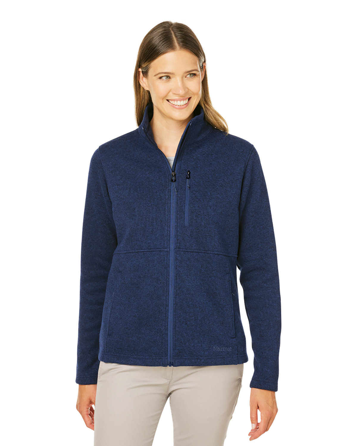 Marmot Ladies' Dropline Sweater Fleece Jacket ARCTIC NAVY 