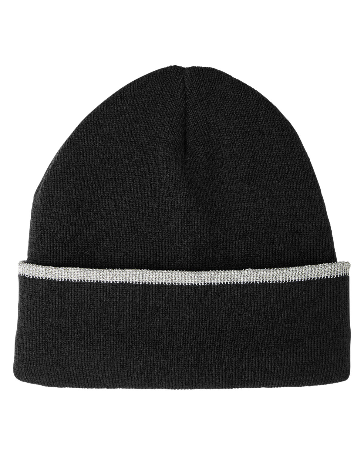 Harriton ClimaBloc™ Lined Reflective Beanie BLACK 
