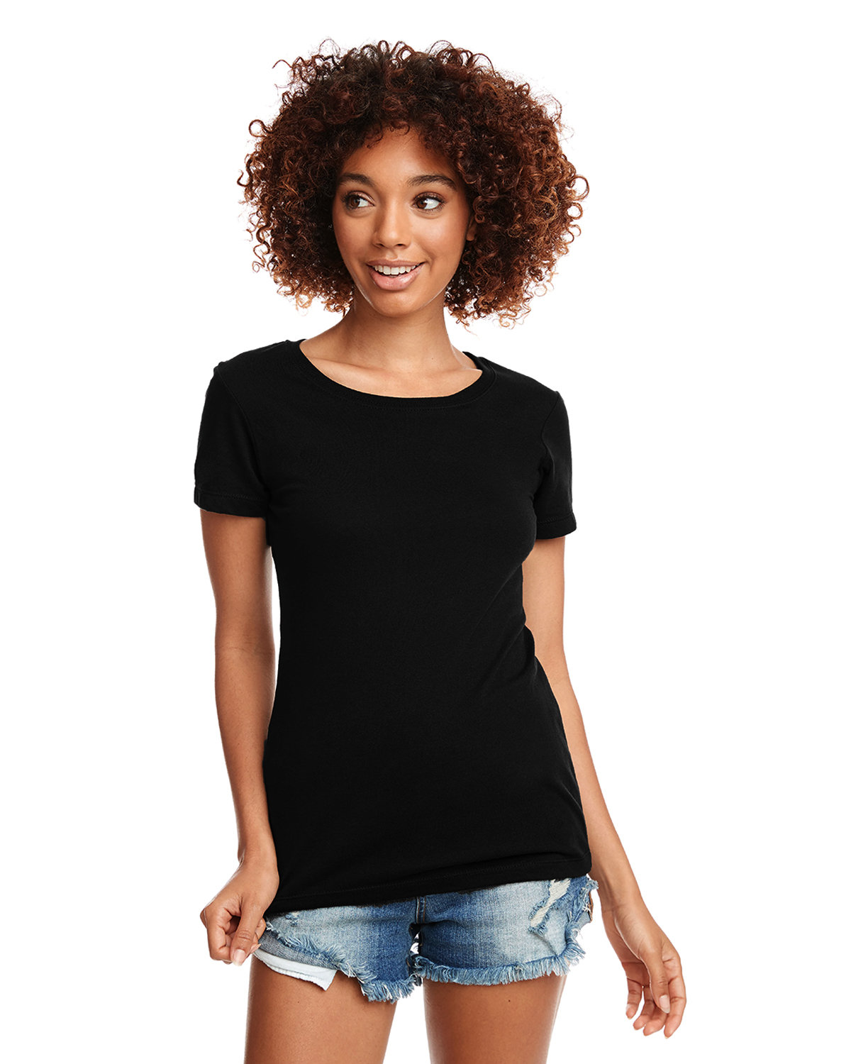 Next Level Ladies' Ideal T-Shirt BLACK 