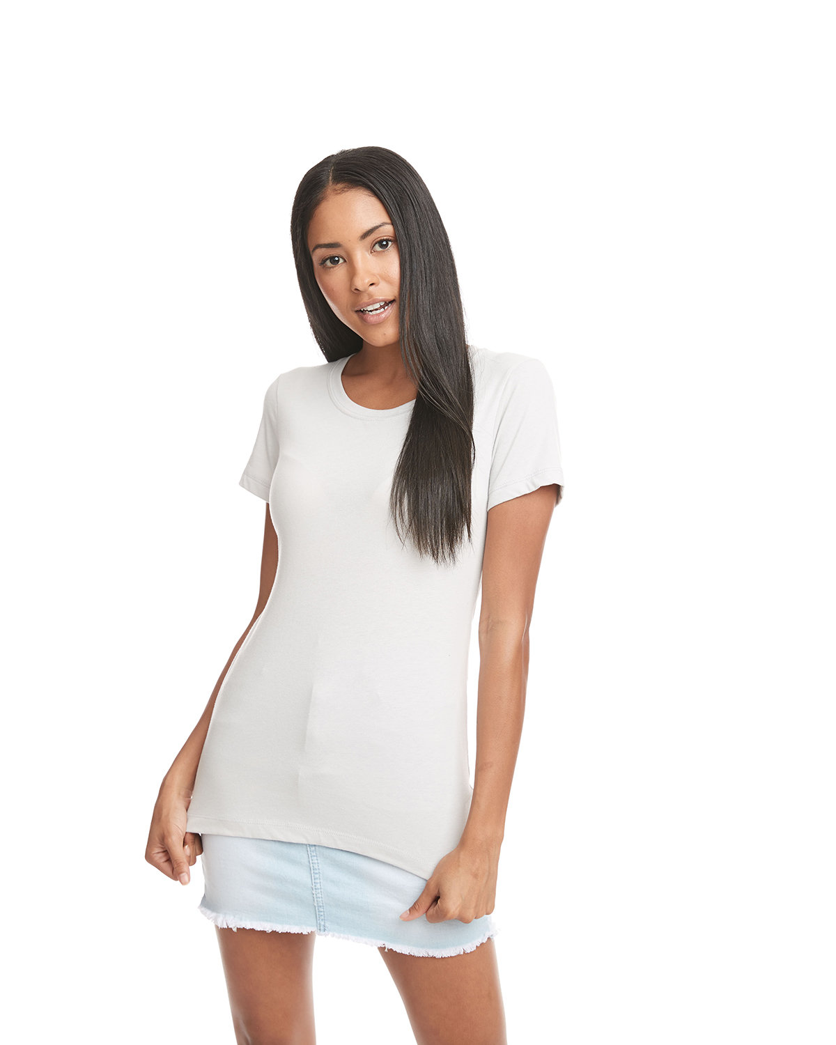 Next Level Ladies' Ideal T-Shirt SILVER 