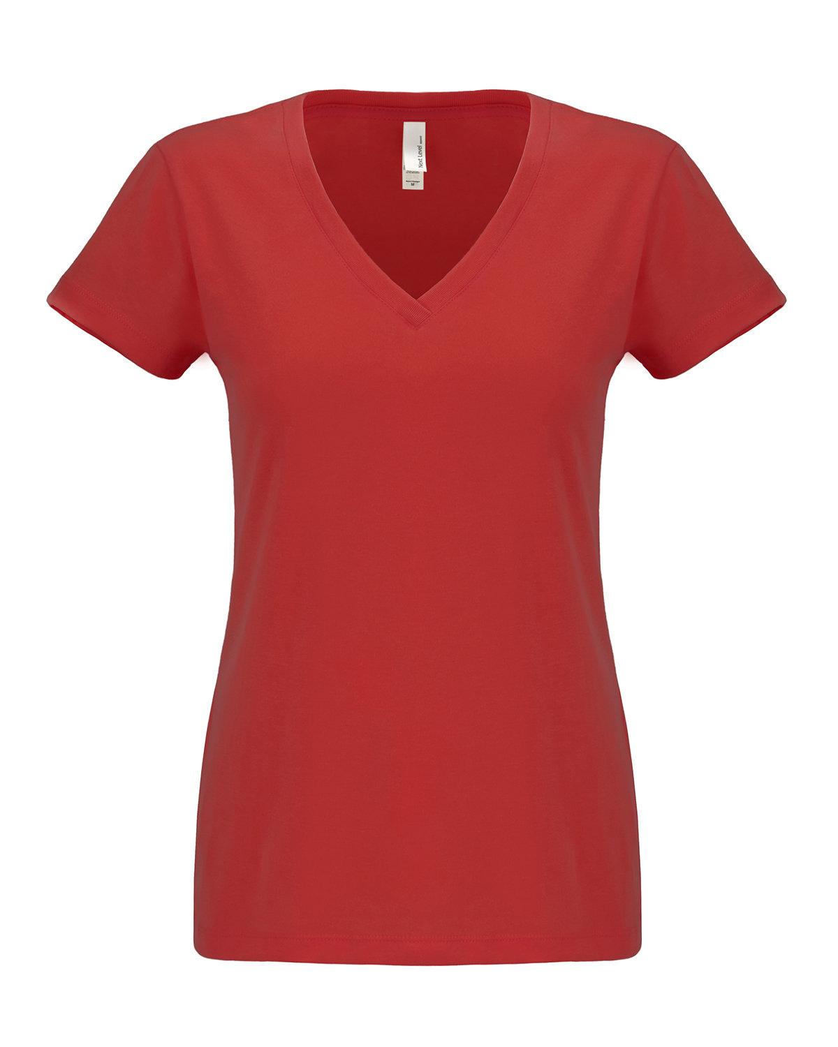 Next Level Ladies' Sueded V-Neck T-Shirt RED 
